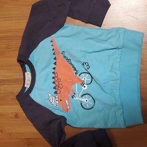 Boys chatter carrot 18-24 month dinosaur sweatshirt